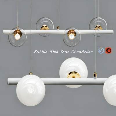 现代多头球形玻璃吊灯